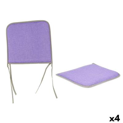 Stoelkussen Gift Decor 38 x 2,5 x 38 cm (4 Stuks)