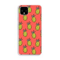Ananas: Pixel 4 XL Transparant Hoesje