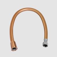Flexibele Aansluitslang Clou 40 Cm Brons Geborsteld 2x 3/8” en 1x 1/2