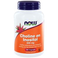 NOW Choline en inositol 500 mg (100 vcaps)