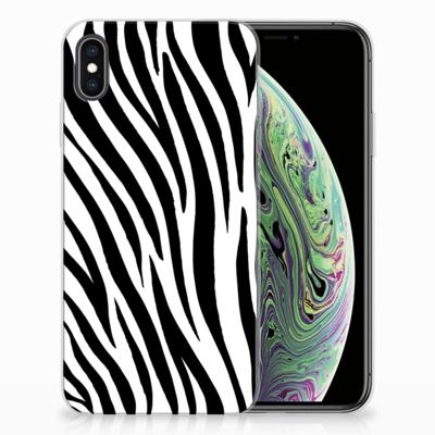Apple iPhone Xs Max | TPU Hoesje | Zebra