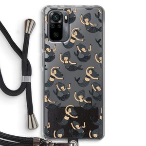 Zeemeermin: Xiaomi Redmi Note 10 Pro Transparant Hoesje met koord