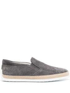 Tod's mocassins en daim - Gris