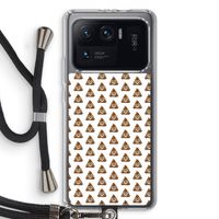 Poop emoji: Xiaomi Mi 11 Ultra Transparant Hoesje met koord