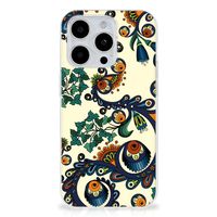 Siliconen Hoesje iPhone 15 Pro Max Barok Flower - thumbnail