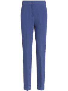 ETRO pantalon de tailleur fuselé - Bleu