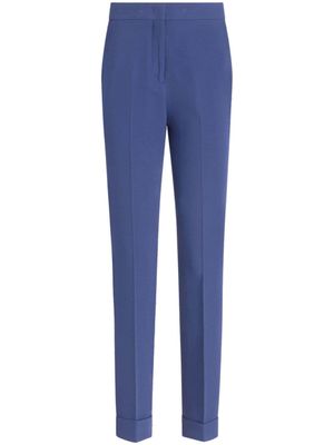 ETRO pantalon court à taille haute - Bleu