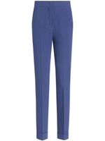 ETRO pantalon de tailleur fuselé - Bleu