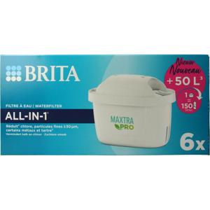 Brita Waterfilterpatroon maxtra pro all-in-1 6-pack