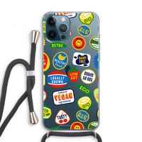 Fruitsticker: iPhone 12 Pro Transparant Hoesje met koord