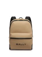 Bally sac à dos à logo imprimé - Tons neutres