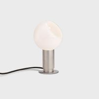 Anour Donya Sphere Tafellamp - Geborsteld roestvrij staal - thumbnail