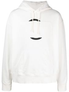 MM6 Maison Margiela hoodie en coton à imprimé graphique - Blanc