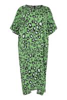 Yoek Midi jurk AFRICA | Groen | Maat 46/48