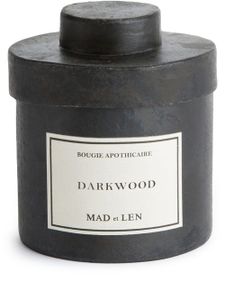 MAD et LEN bougie parfumée D'Apothicaire Darkwood (300g) - Noir