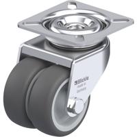 Blickle LDA-PATH 50G Dubbel zwenkwiel Wieldiameter: 50 mm Draagvermogen (max.): 80 kg 1 stuk(s)