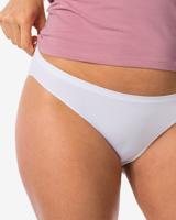 HEMA Damesslip naadloos micro wit (wit)