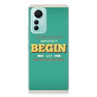 Xiaomi 12 Lite | Siliconen hoesje | met naam Quote Begin