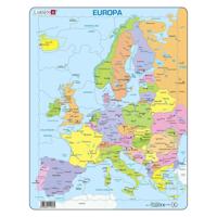 Selecta Larsen legpuzzel kaart europa, 37st. Selecta Larsen legpuzzel kaart europa, 37st.