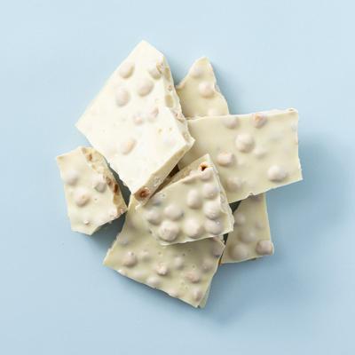 chocolade hazelnoot breekplaat wit brokken 400 gram
