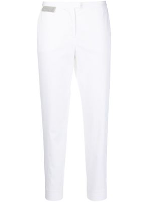 Fabiana Filippi pantalon court à ornements - Blanc