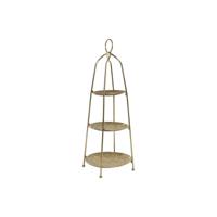 Fruitschaal Home ESPRIT Gouden Metaal 39 x 39 x 86 cm