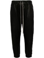 Rick Owens cropped leather trousers - Noir