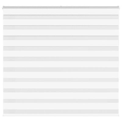 VidaXL Zebra rolgordijn 160x150 cm stofbreedte 155,9cm polyester wit