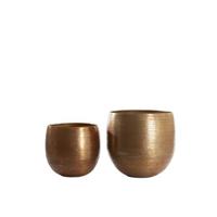 Light & Living - Pot LISBOA - Ø45x45.5cm - Goud - Set van 2