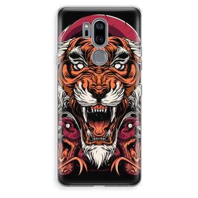 Tiger and Rattlesnakes: LG G7 Thinq Transparant Hoesje