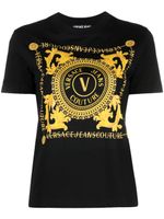 Versace Jeans Couture t-shirt à logo imprimé - Noir - thumbnail