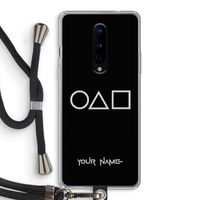 Squid Game: OnePlus 8 Transparant Hoesje met koord