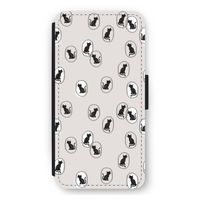 Miauw: iPhone 12 Pro Max Flip Hoesje