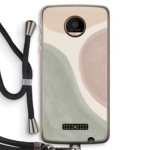 Geo #6: Motorola Moto Z Force Transparant Hoesje met koord