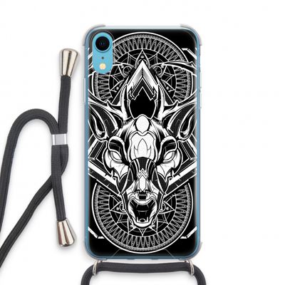 Oh Deer: iPhone XR Transparant Hoesje met koord