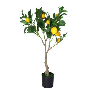 Kunst citrus boom in pot - citroen - 70 cm - kunstplant - voor binnen