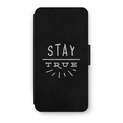 Stay true: iPhone 7 Plus Flip Hoesje