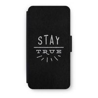 Stay true: iPhone 7 Plus Flip Hoesje