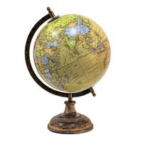 Clayre & Eef Gele Wereldbol/globe 22*22*37 cm 64921 - thumbnail