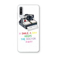 Smile: Samsung Galaxy A70 Transparant Hoesje