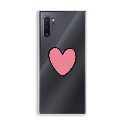 Hartje: Samsung Galaxy Note 10 Plus Transparant Hoesje