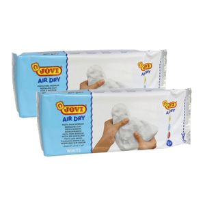 Kinder speelgoed klei 2 kilo kleur wit