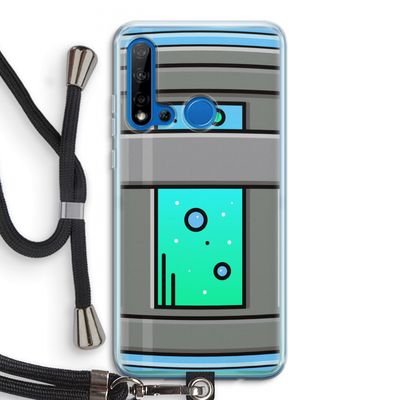 Chug Bottle: Huawei P20 Lite (2019) Transparant Hoesje met koord