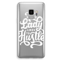 Hustle Lady: Samsung Galaxy S9 Transparant Hoesje Hustle Lady: Samsung Galaxy S9 Transparant Hoesje