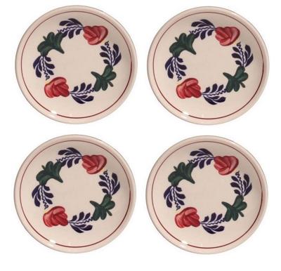 Boerenbont Petit Four Bordjes 11 cm set van 4 stuks
