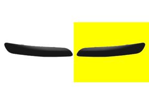 BUMPERLIJST LINKS BUMPER ZWART zonder PDC-GATEN 5895581