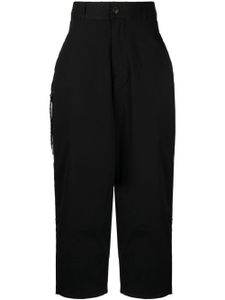 izzue pantalon à coupe droite - Noir