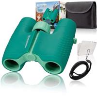 Robuuste kinderverrekijker - BRESSER JUNIOR - ergonomisch - 6x vergroting - groen