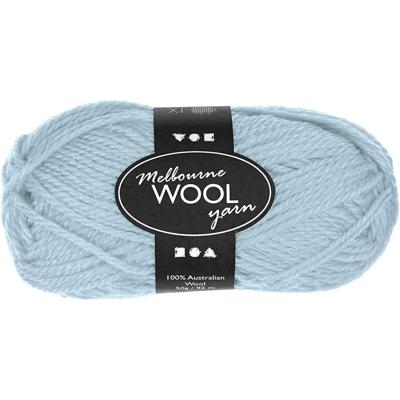 Creativ Company Melbourne wolgaren, l: 92 m, licht turquoise, 50 gr/ 1 bol Creativ Company Melbourne wolgaren, l: 92 m, licht turquoise, 50 gr/ 1 bol