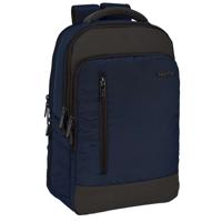 Rugtas voor Laptop en Tablet met USB Uitgang Safta Business Donkerblauw (29 x 44 x 15 cm)